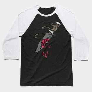 Knife and rose Baseball T-Shirt